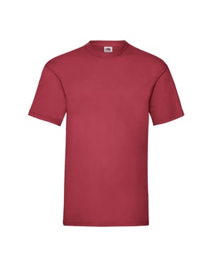 Fruit of the Loom Heren Valueweight T-Shirt (Baksteen Rood)