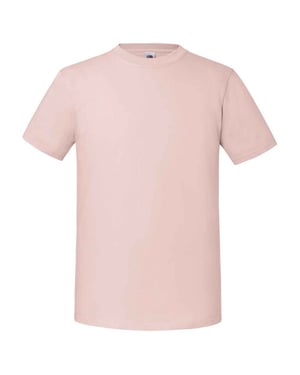 Fruit of the Loom Heren Iconic 195 Premium Ringspun Katoen T-Shirt (Poederroos)