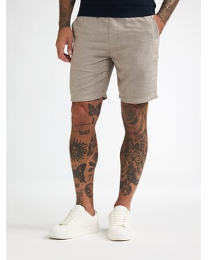 Petrol Industries - Heren Twill chino short Trailblazer - Oranje