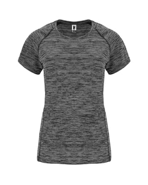 Roly Dames/Dames Austin T-Shirt (Zwart gemêleerd)