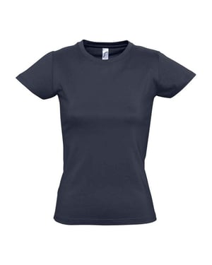SOLS Dames/Dames Imperial T-shirt (Marine)