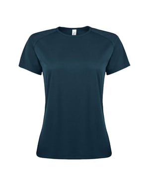 SOLS Dames/Dames Sportief Raglan T-shirt (Aardolie blauw)