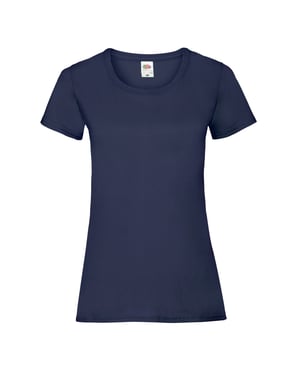 Fruit of the Loom Dames/Dames Valueweight T-Shirt (Deep Navy)
