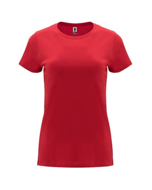 Roly Dames/Dames Capri T-Shirt (Rood)