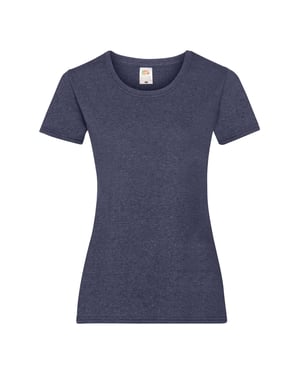 Fruit of the Loom Dames/Dames Valueweight T-Shirt (Vintage Heide Navy)