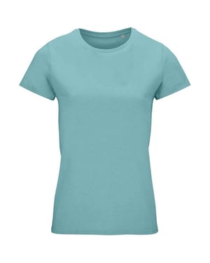 SOLS Dames/Dames Kruisvaarder T-Shirt (Zwembad Blauw)