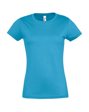 SOLS Dames/Dames Imperial T-shirt (Aqua)
