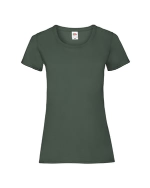 Fruit of the Loom Dames/Dames Valueweight T-Shirt (Fles groen)