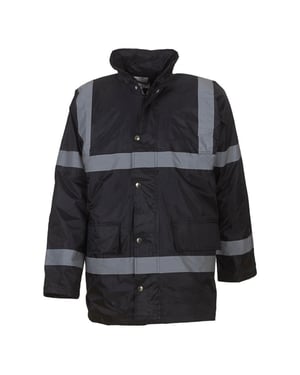 Yoko Unisex veiligheidsjas voor volwassenen (Zwart)