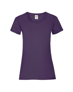 Fruit of the Loom Dames/Dames Valueweight T-Shirt (Paars)