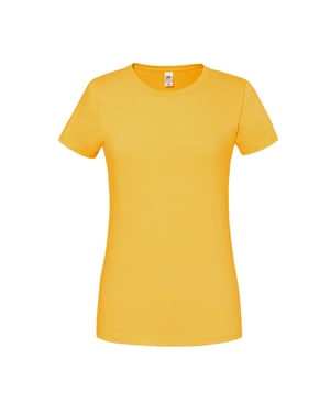 Fruit of the Loom Dames/Dames Iconic 190 T-Shirt (Zonnebloem)