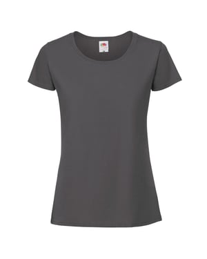 Fruit of the Loom Dames/Dames Iconic 190 T-Shirt (Licht Grafiet Solid)