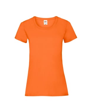 Fruit of the Loom Dames/Dames Valueweight T-Shirt (Oranje)