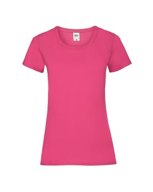 Fruit of the Loom Dames/Dames Valueweight T-Shirt (Fuchsia)