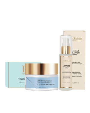 Skin Repair Snail Mucin Serum 60ml + SPF 30 Hyaluronic Acid Day Cream 50ml