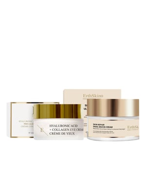 Skin Repair Snail Mucin Cream 50ml + Hyaluronic Acid + Collagen Pro Age Eye Cream 30ml