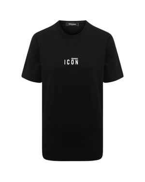 Dsquared2 Icon Small Chest Logo Black T-shirt
