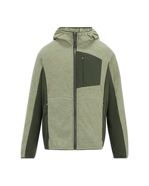 Regatta Skylar fleecejack voor kinderen/Kinderen (Lichte salie/donkere kaki)