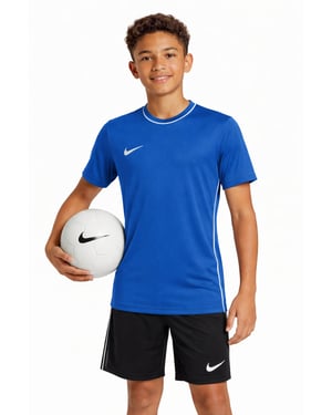 Kids Park Dri-fit T Shirt Training Jersey in Blue