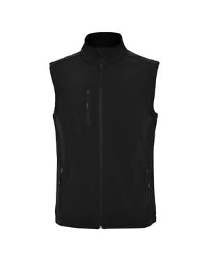 Roly Heren Quebec Softshell Gilet (Zwart)