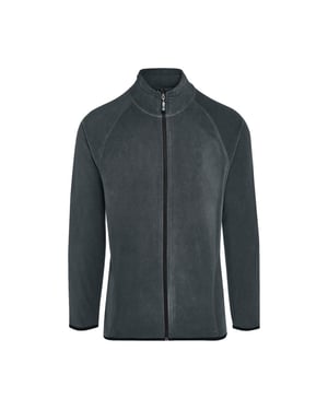Signature Heren Microfleece jas zonder rits (Houtskool)