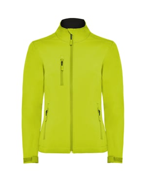 Roly Dames/Dames Nebraska Zachte Shell Jas (Lime Punch)