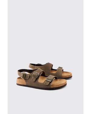 Double Strap Buckle Sandal