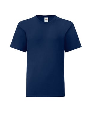 Fruit of the Loom Effen Kinder/Kids Iconic 150 T-Shirt (Marine)