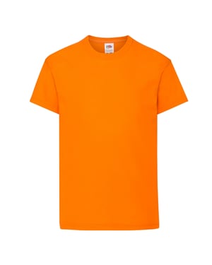 Fruit of the Loom Origineel T-shirt voor kinderen (Oranje)