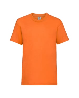 Fruit of the Loom Kinder/Kids Waardevol T-Shirt (Oranje)