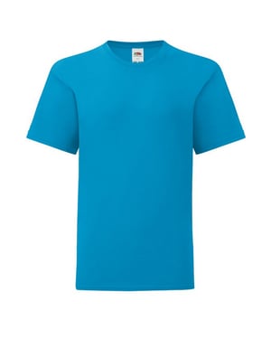 Fruit of the Loom Effen Kinder/Kids Iconic 150 T-Shirt (Azuurblauw)