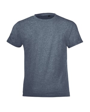 SOLS Kinderen/Kinderen Heather Normaal T-Shirt (Denim)