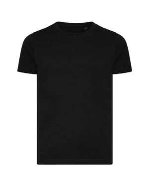 Ecologie Kinderen/Kinderen Cascades Effen Biologisch T-shirt (Jet Zwart)