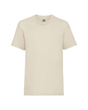 Fruit of the Loom Kinder/Kids Waardevol T-Shirt (Natuurlijk)
