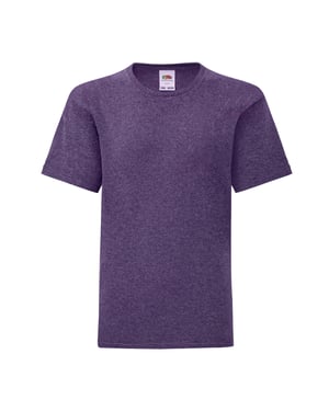 Fruit of the Loom Kinderen/Kinderen Iconic Heather T-Shirt (Heide Paars)