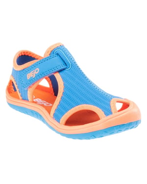Bejo Trukiz sandalen voor kinderen (Blauw/oranje)