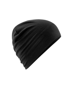 Beechfield Merinoswollen muts (Zwart)