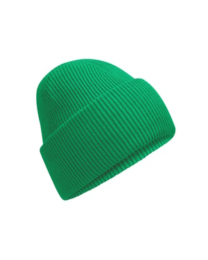 Beechfield Unisex Classic Engineered Crown Beanie voor volwassenen (Kelly Groen)