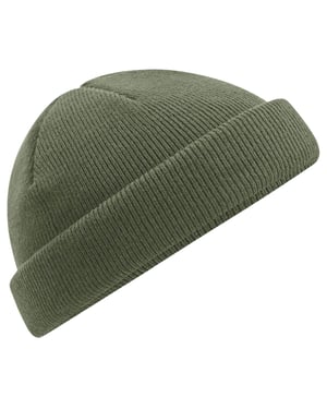 Beechfield Fisherman Mini Gerecycleerde Beanie (Olijfgroen)