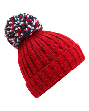 Beechfield Unisex Hygge muts voor volwassenen (Klassiek rood)