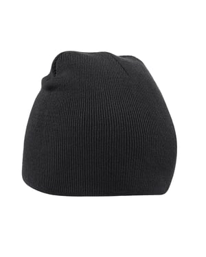 Beechfield Unisex Original Pull-On muts voor volwassenen (Zwart)