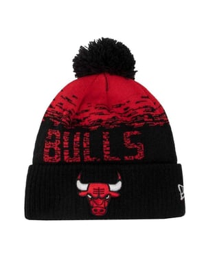 New Era Uniseks volwassen NBA muts (Zwart/Rood)