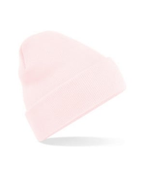 Beechfield Volwassenen van Unisex Originele geboeide Beanie (Lichtroze)