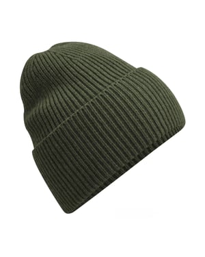 Beechfield Gebreide oversized muts (Olijf)