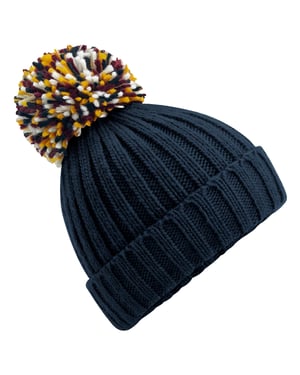 Beechfield Unisex Hygge muts voor volwassenen (Franse marine)