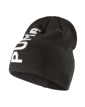 Puma Essentiële klassieke beanie zonder manchet (Zwart)