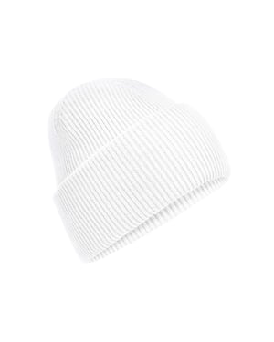 Beechfield Unisex Classic Engineered Crown Beanie voor volwassenen (Wit)