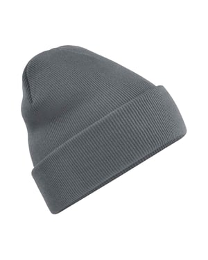 Beechfield Volwassenen van Unisex Originele geboeide Beanie (Grafiet)