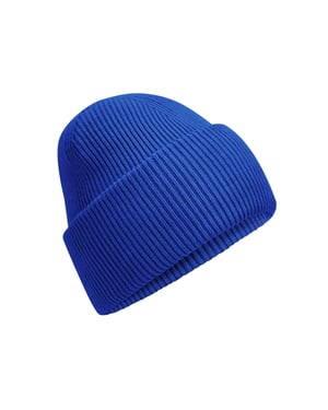 Beechfield Unisex Classic Engineered Crown Beanie voor volwassenen (Helder Koninklijk)