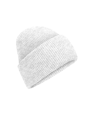 Beechfield Unisex Classic Engineered Crown Beanie voor volwassenen (Wolk Grijs)